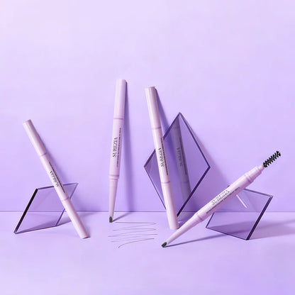 Lumivara Çift Uçlu Tüy Efektli Kaş Kalemi Seti